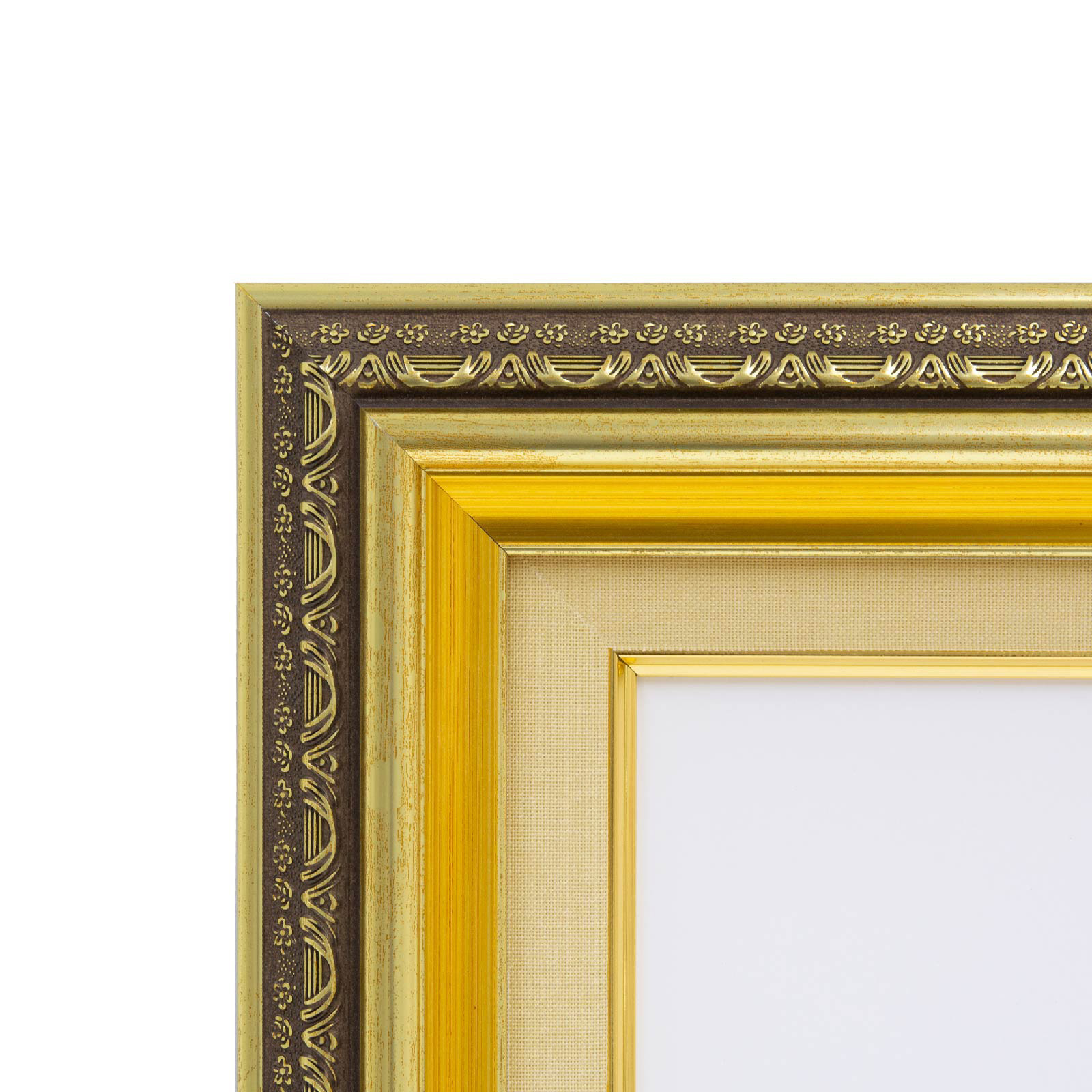 額縁　油絵/油彩額縁 樹脂製フレーム 9586 サイズ F3号 ゴールド 金