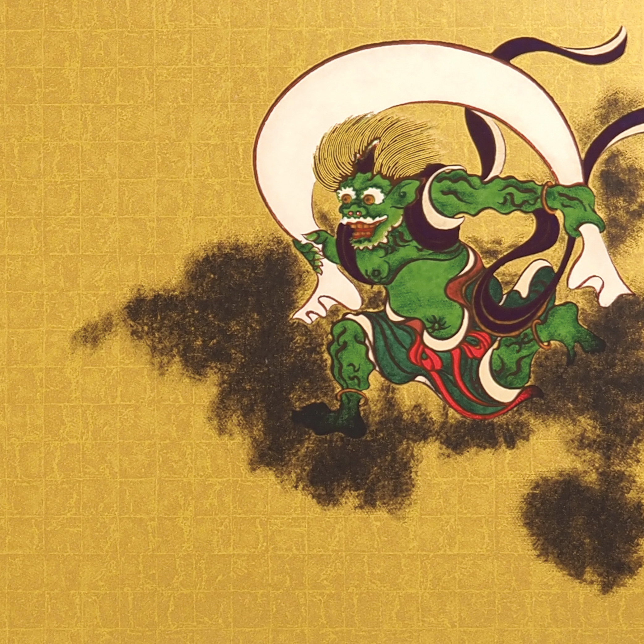 琳派「風神雷神」800×457mm