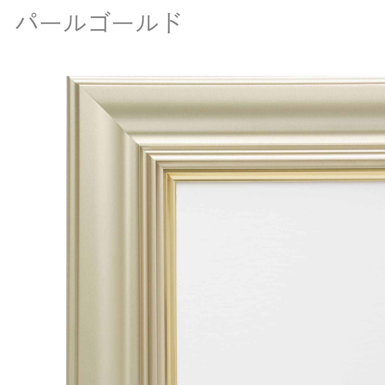 豪華仕様 油絵額縁／油彩額縁 【P20 シルバー】 表面カバー：アクリル