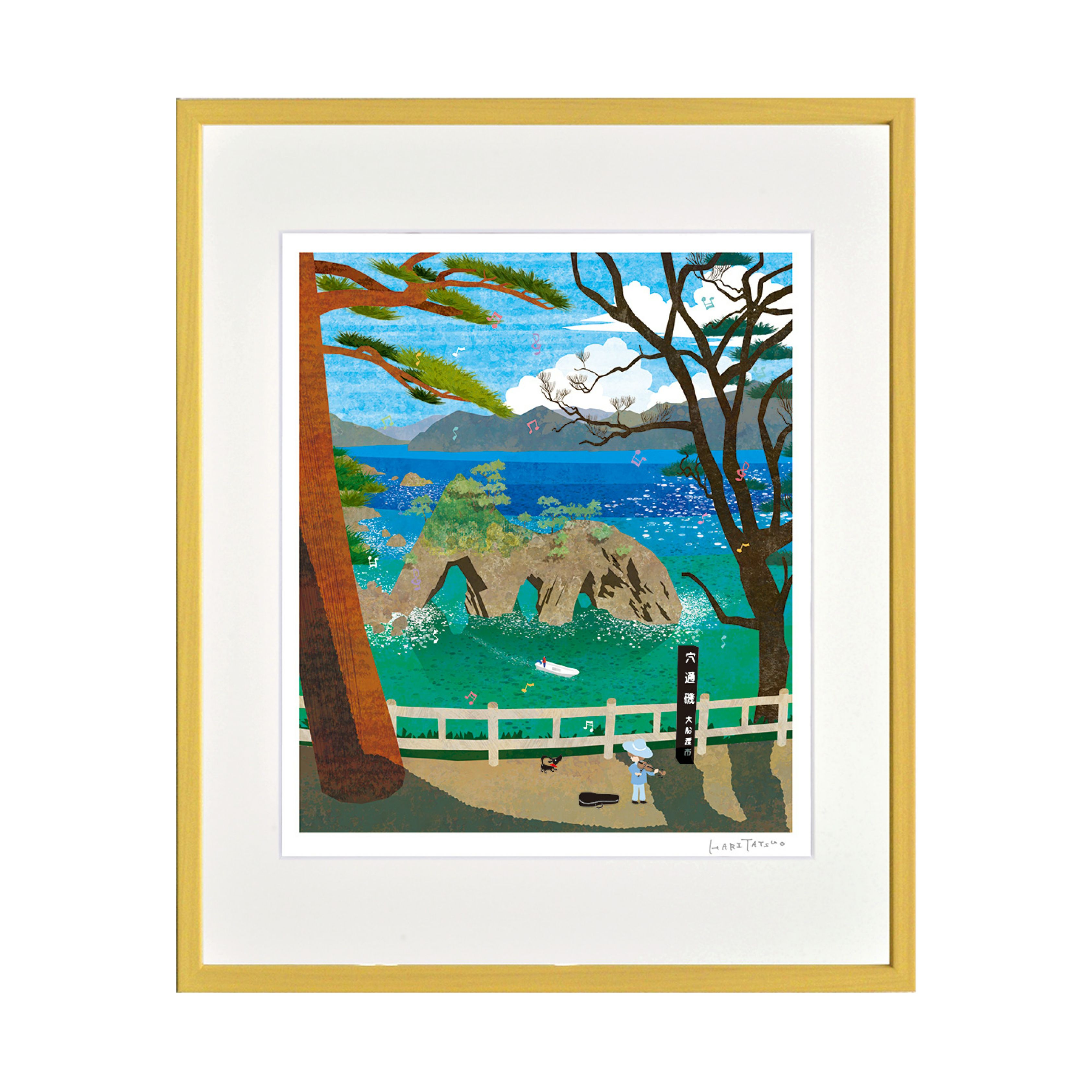 風景画 油絵 yohko ※額無し販売 （Yung.woo.J 油絵 森 タテ48cm ヨコ 