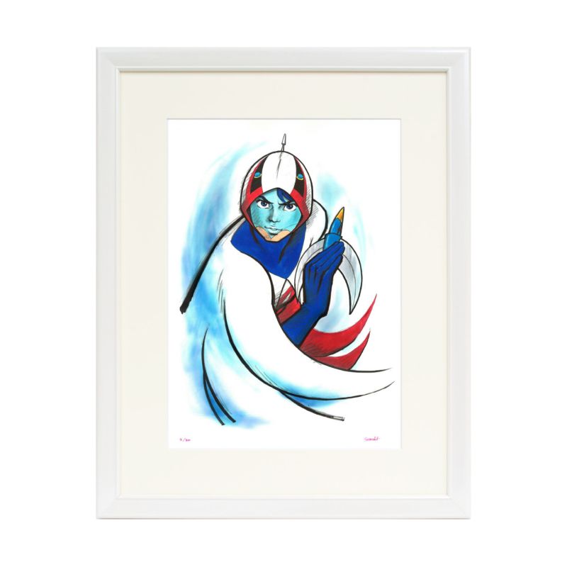 真作】吉田すずか「白鳥のジュン」ジクレー 直筆サイン 版画