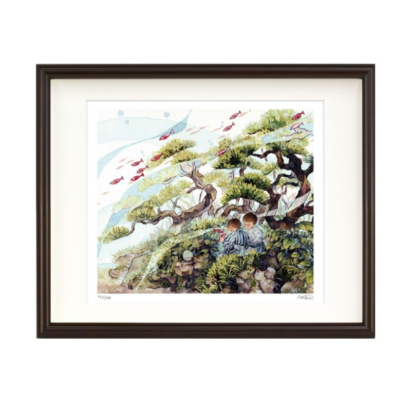 名司生（なつき）「二人」443×367mm｜油絵・写真・賞状など額縁の通販